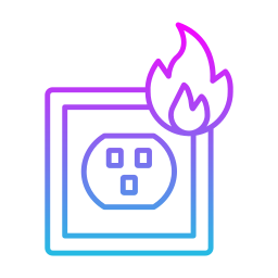 Electric fire icon