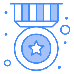 medalha estrela Ícone