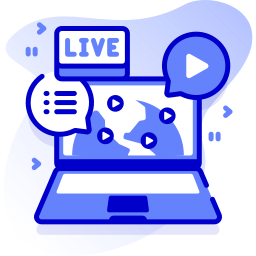 Live streaming icon