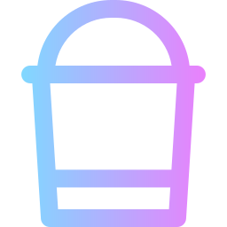 Sand bucket icon