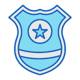 distintivo de polícia Ícone