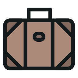 Travel luggage icon