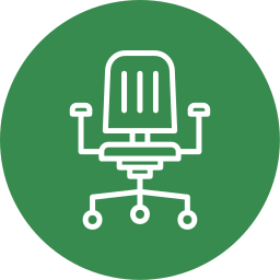 Office chair icon