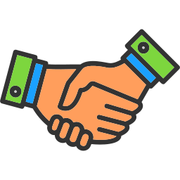 Hand shake icon