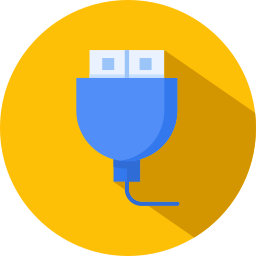 USB cable icon