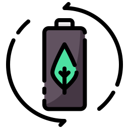 Eco battery icon