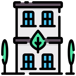 Green home icon