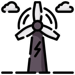 Wind power icon