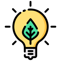 Eco light icon