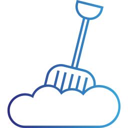 Snow shovel icon