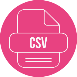 CSV file icon