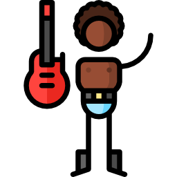 Guitar player icon