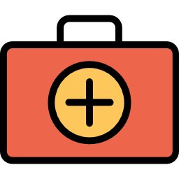 First aid kit icon