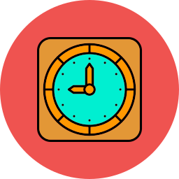 Wall clock icon