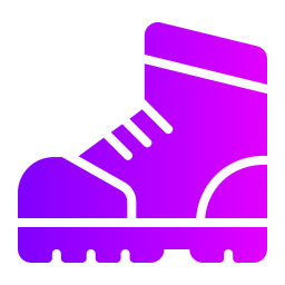 Hiking boots icon