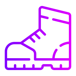 Hiking boots icon