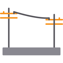hoogspanningslijn icoon