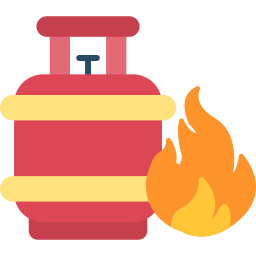 Gas cylinder icon