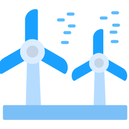 Wind turbine icon