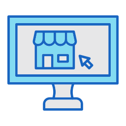 Online shop icon