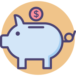 Piggy bank icon