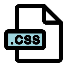 css-bestandsindeling icoon