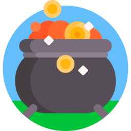 Gold pot icon