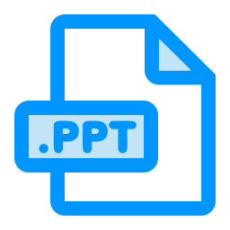 PPT file format icon