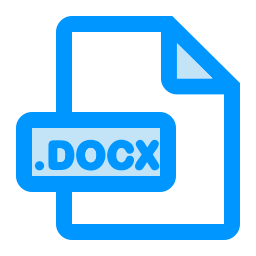 DOCX file format icon