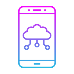 mobile cloud icon