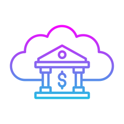 cloud banking icon