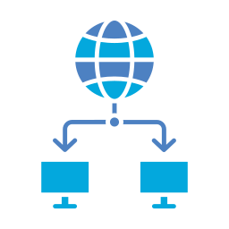reti di computer icona