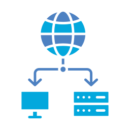 server di rete icona
