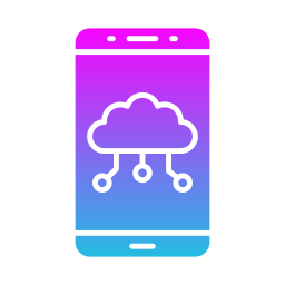 Мобильное облако иконка