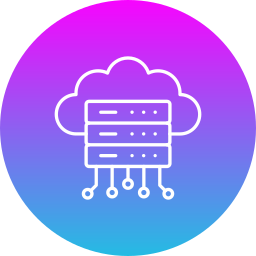 Cloud server icon