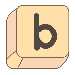 letter b icoon