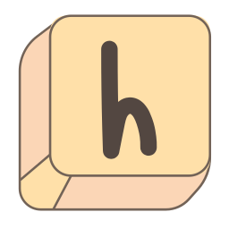 Letter h icon