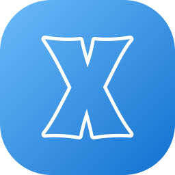 Letter x icon