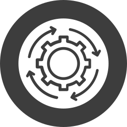 roda dentada Ícone