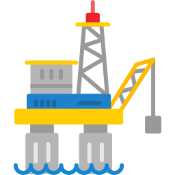 piattaforma offshore icona