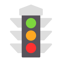 Traffic lights icon