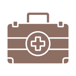 First aid kit icon