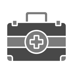 First aid kit icon