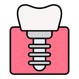 implant dentystyczny ikona