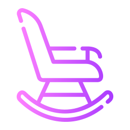 Rocking chair icon