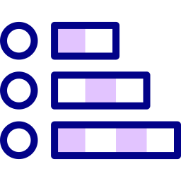 gráfico de barras Ícone