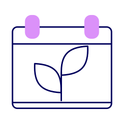 frühlingskalender icon