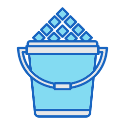 Ice bucket icon