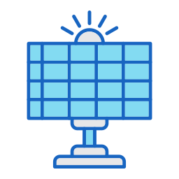 Solar panel icon