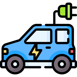 Electric vehicle icon